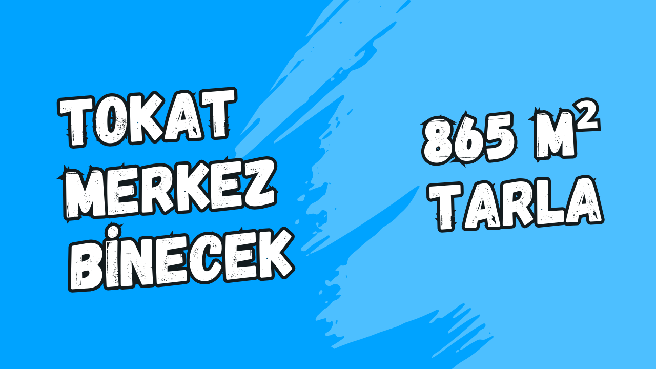 TOKAT MERKEZ BİNECEK KÖYÜNDE 865 M² TARLAMIZ SATILIKTIR. - TOKAT MERKEZ fotoğraf 7